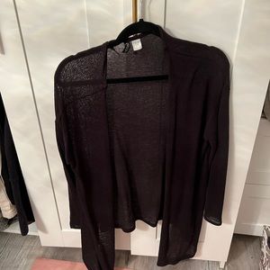 Black cardigan